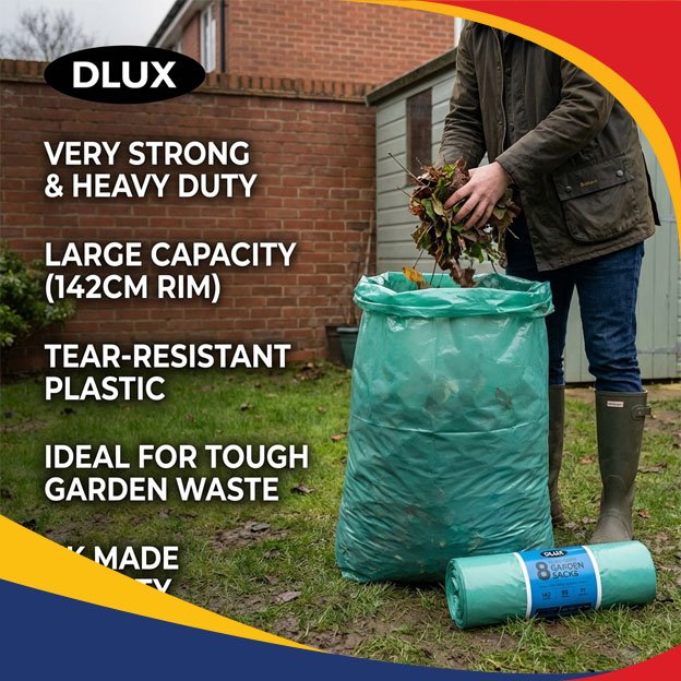 DL – 8PK Heavy Duty Garden Sacks - Image 2