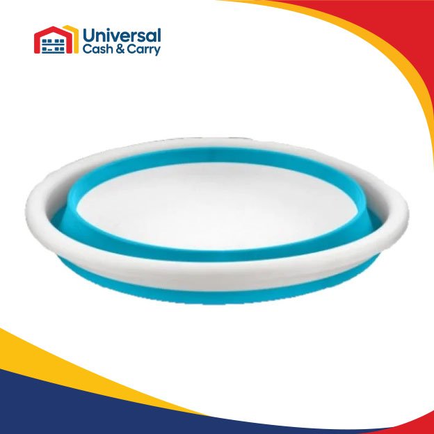 H+ Collapsible Round Wash Basin 38cm – BLUE - Image 2