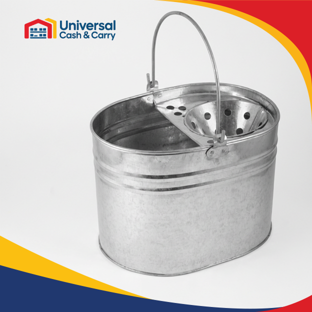 DL – 13Ltr Galvanised Metal Mop Bucket