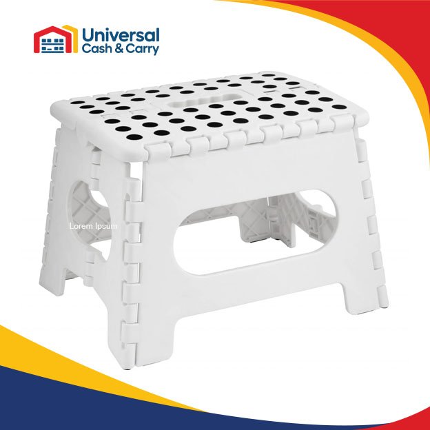 OSH – Small Handy Plastic Folding Stools - Image 2