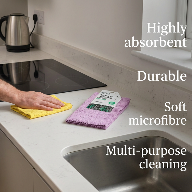 DL – 2pk Deluxe Cleaning Cloths - Image 2