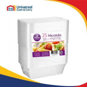 AS – 25pk x 500ml Microwave Disposable Containers