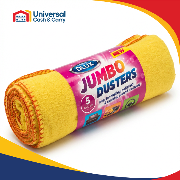 DL – 5pk Jumbo Yellow Dusters - Image 2
