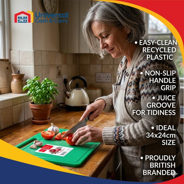 Kitch – Chopping Board (White/Green/Red) - Image 3
