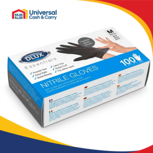 DL – 100pk Nitrile Gloves, Blue, Size M