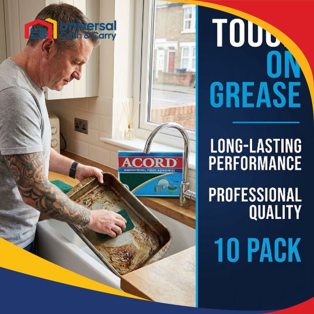 10 Large Scourers-Professonal Green Fibre - Image 2