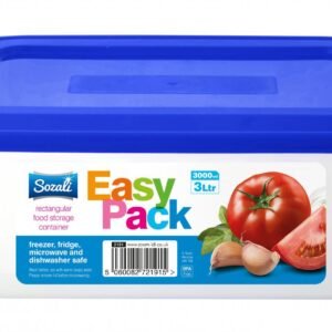 SZ – 3 Litre Easy Close Container (Clear & Blue)