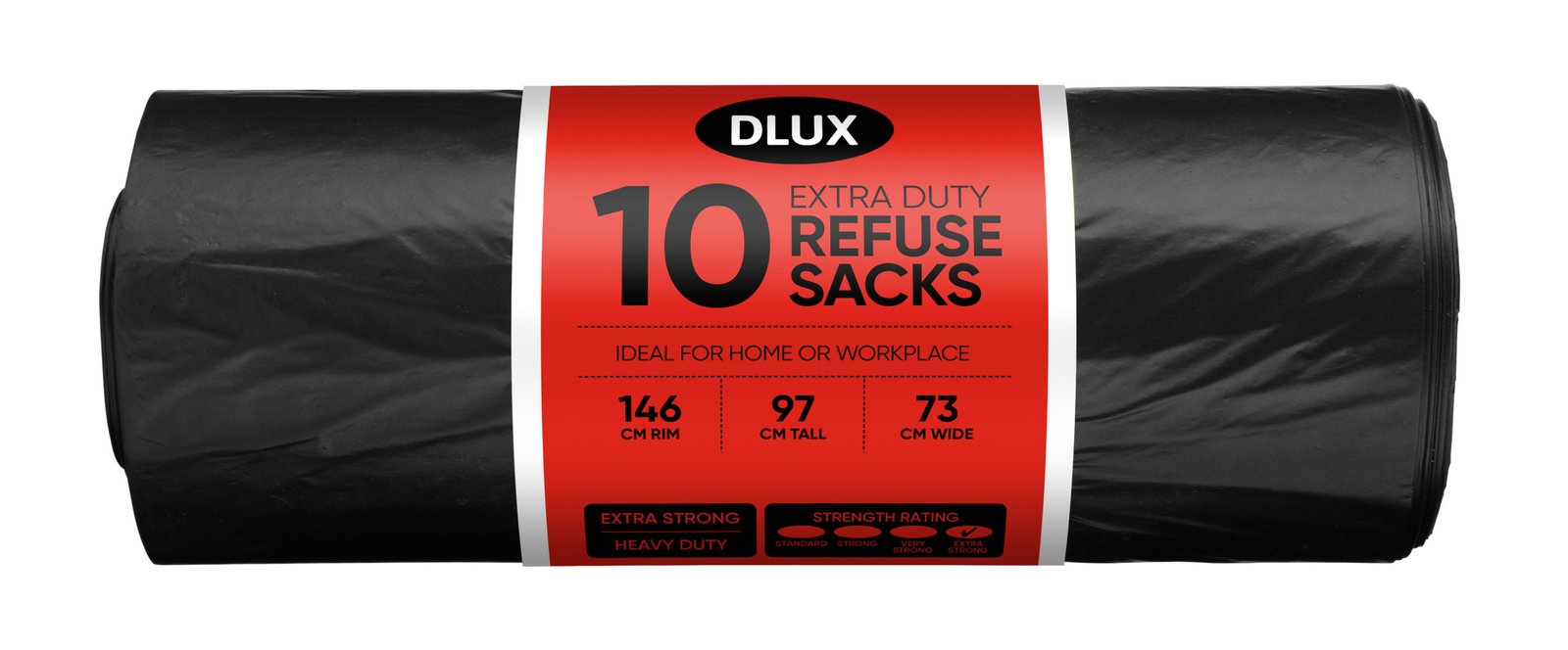 DL – 10 Extra Heavy Duty Refuse Sacks