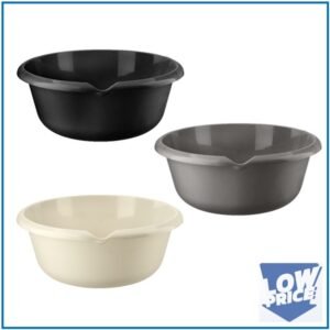 H+ Round Basin Pan Bowl 6L – (Grey/Black & White)