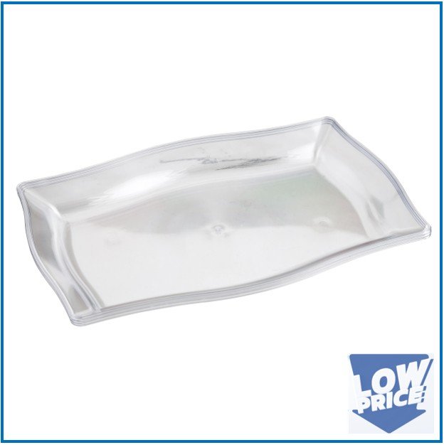FS – 3pk Small Rectangle Plastic Plate