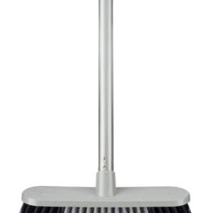 Silver Soft Broom with Handle