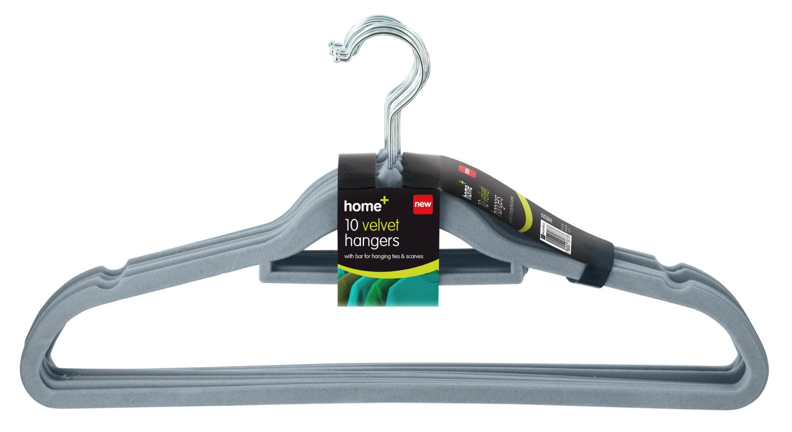 H+ Velvet Flocked Hangers 10pk - Image 3