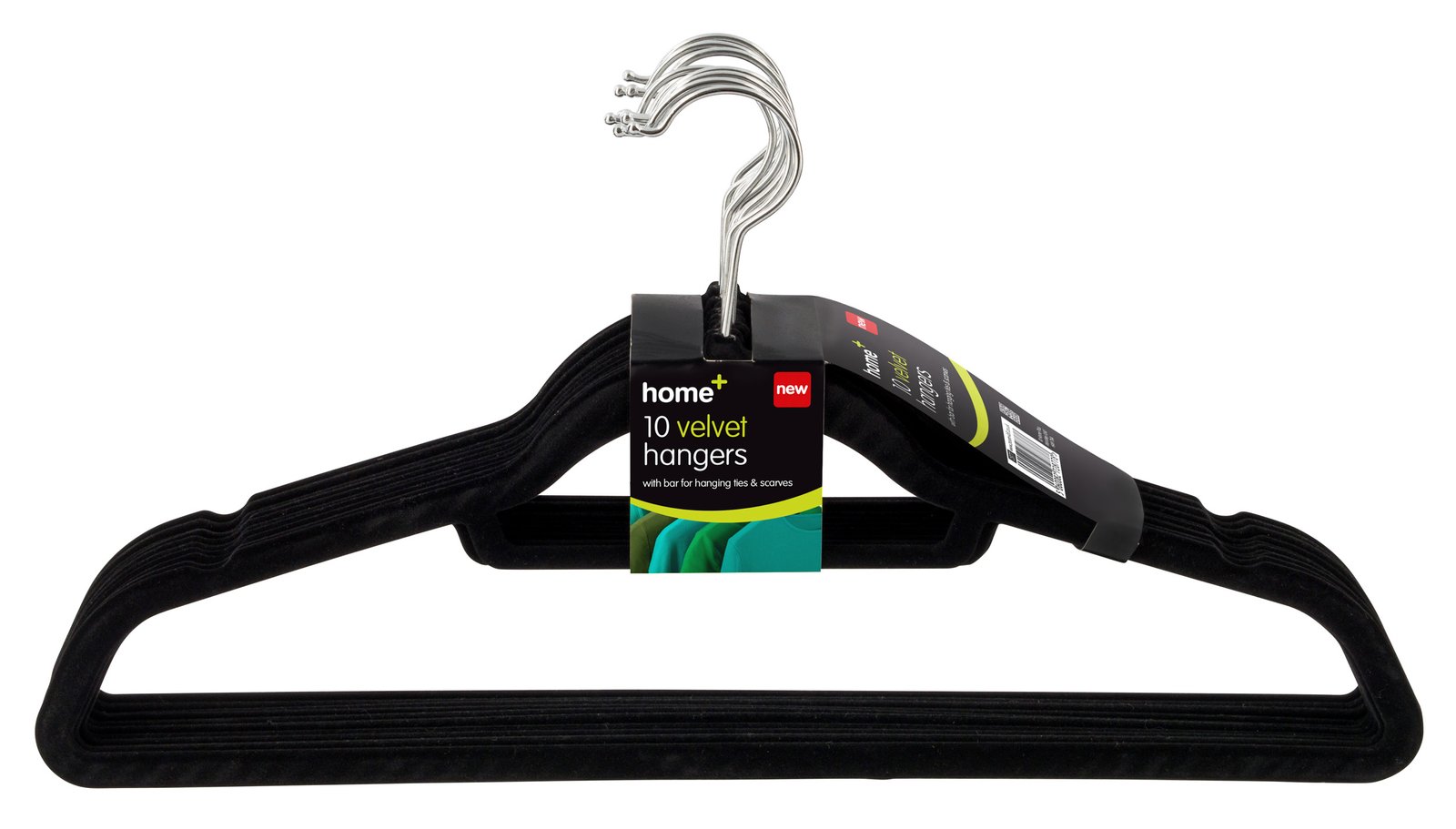 H+ Velvet Flocked Hangers 10pk