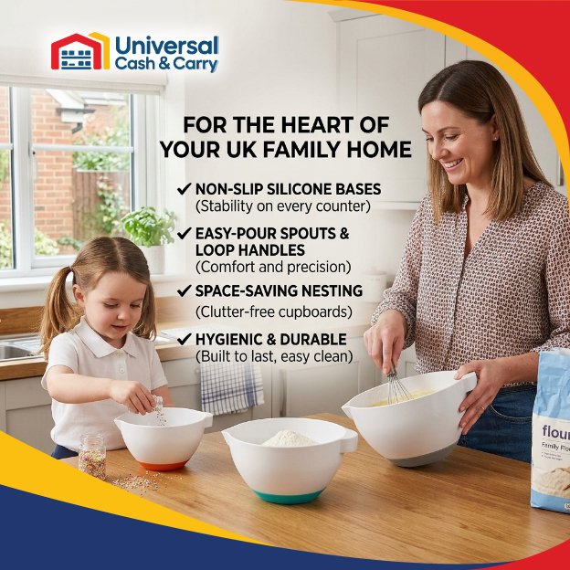 H+ Mixing Bowl – Assort. Cols. (3L) - Image 3