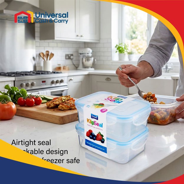 SZ – 2pk 500ml Rectanglar KlipSeal Container - Image 3