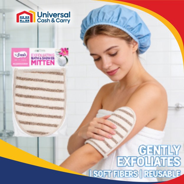 Refresh -Exfoliating Bath & Shower Mitten - Image 3