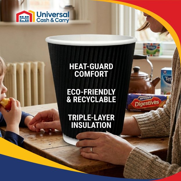 AS – 25pk Insulated Hot Cups – 8oz/227ml - Image 3