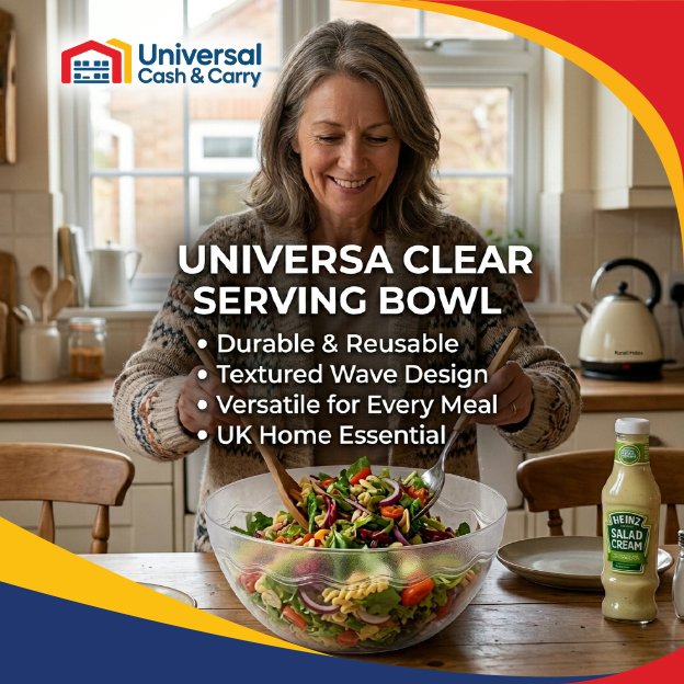 H+ Plastic Serving Bowl 100oz (2.8L) - Image 3
