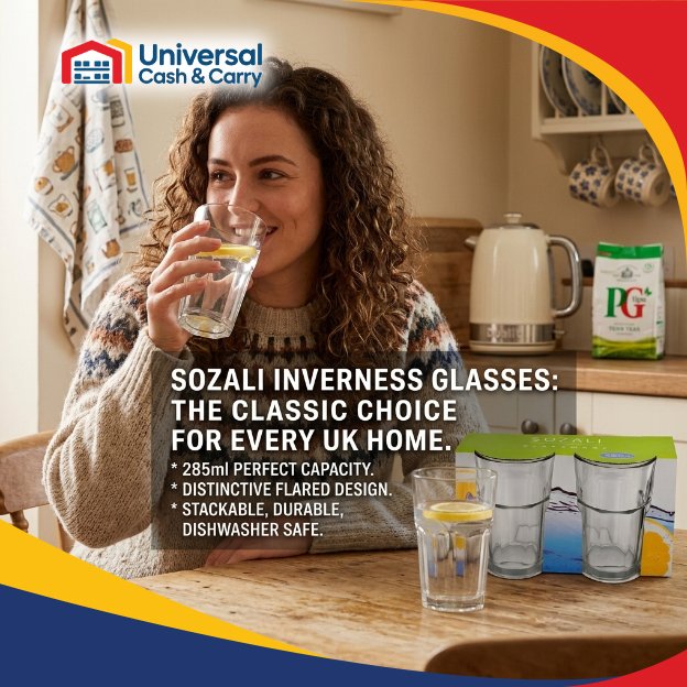 SZ Clear Glass Tumblers-2pk x 285 (10oz) - Image 3
