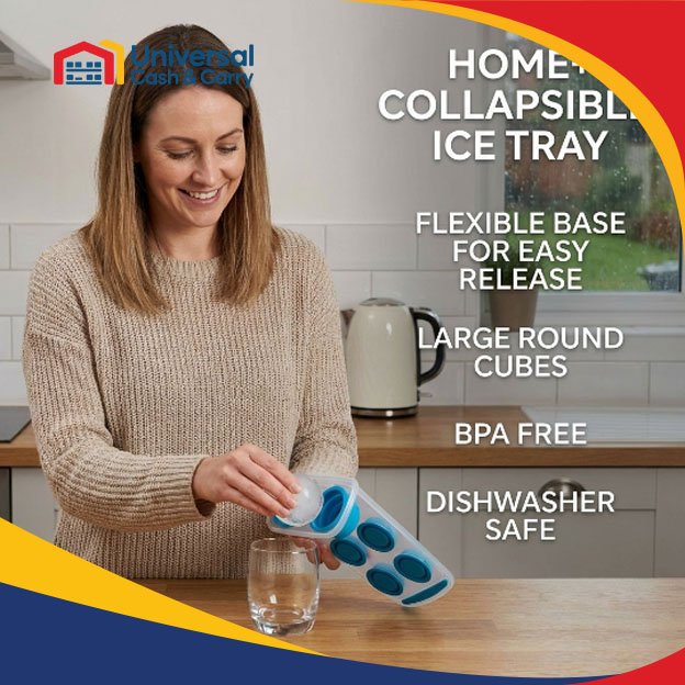 H+ Collapsible Ice Cube Tray – Circles - Image 3