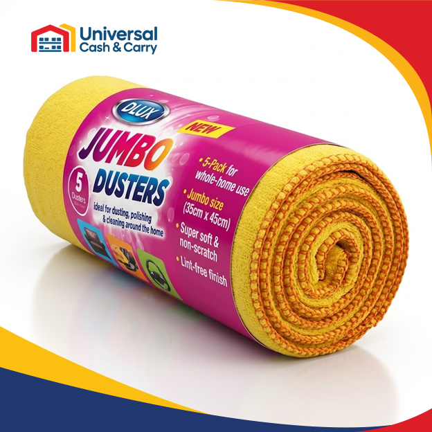DL – 5pk Jumbo Yellow Dusters - Image 3
