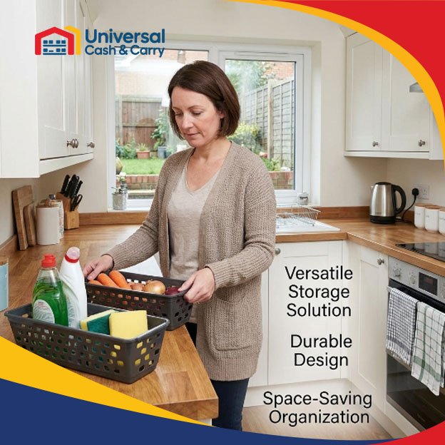 H+ Long Rectangular Storage Baskets – 3 PC - Image 4