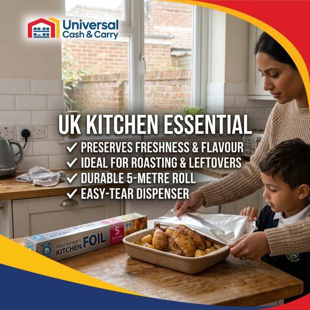 FS Kitchen Foil Roll – 5M x 30cm - Image 3