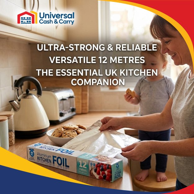 FS Kitchen Foil Roll- 12m x 30cm - Image 3