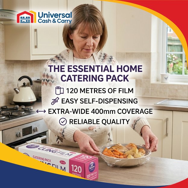 FS-Catering Cling Film in Dispensing Box 120mx30cm - Image 3