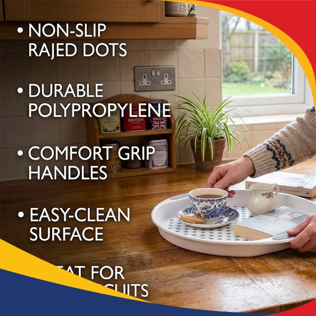 H+ Round Non-slip Tray – 40cm - Image 4