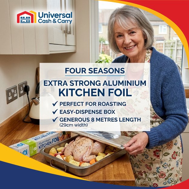 FS – Kitchen Foil Roll – 8M x 45cm - Image 4