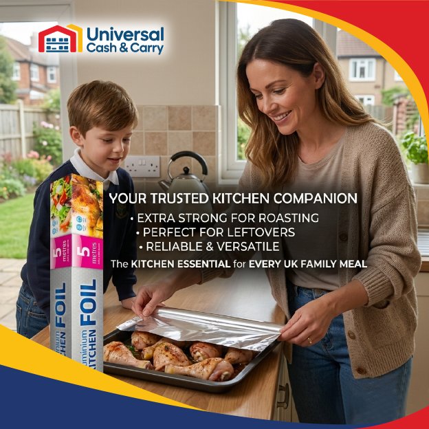 FS Kitchen Foil Roll – 5M x 30cm - Image 4