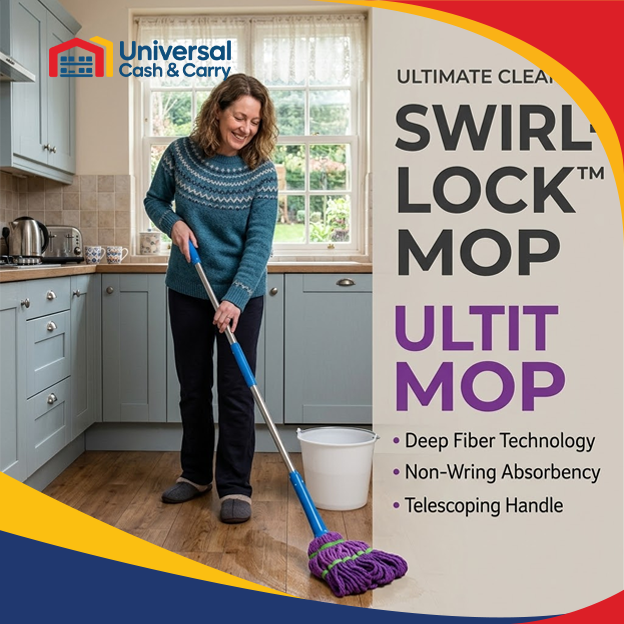 DL Microfibre Twist Mop with Extendable Handle - Image 4
