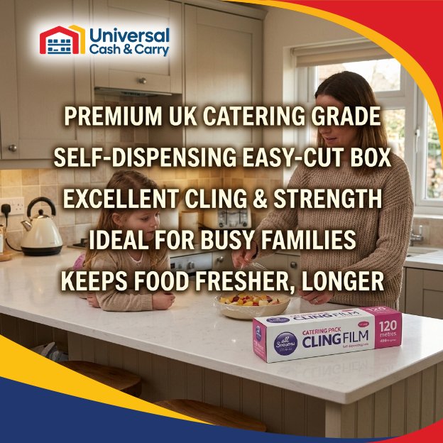 FS-Catering Cling Film in Dispensing Box 120mx30cm - Image 4