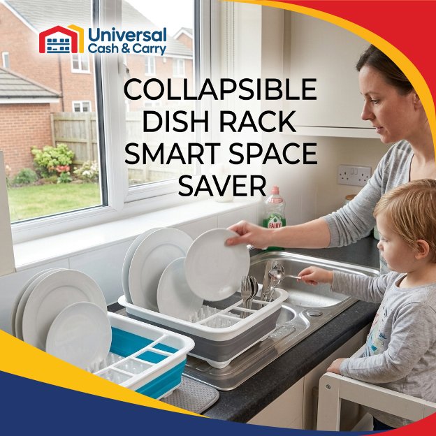 H+ Collapsible Dish Rack - Image 4