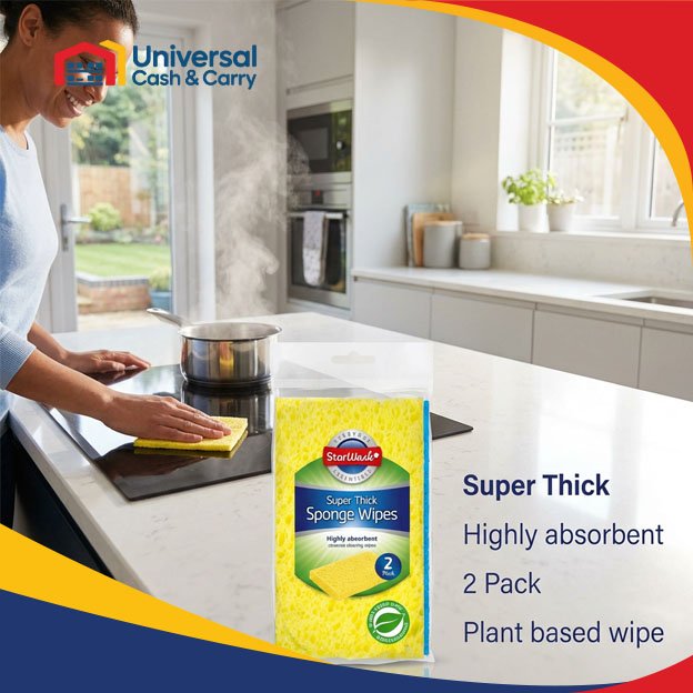DL 2pk Large Cellulose Sponge Wipes – Extra Thick - Image 3