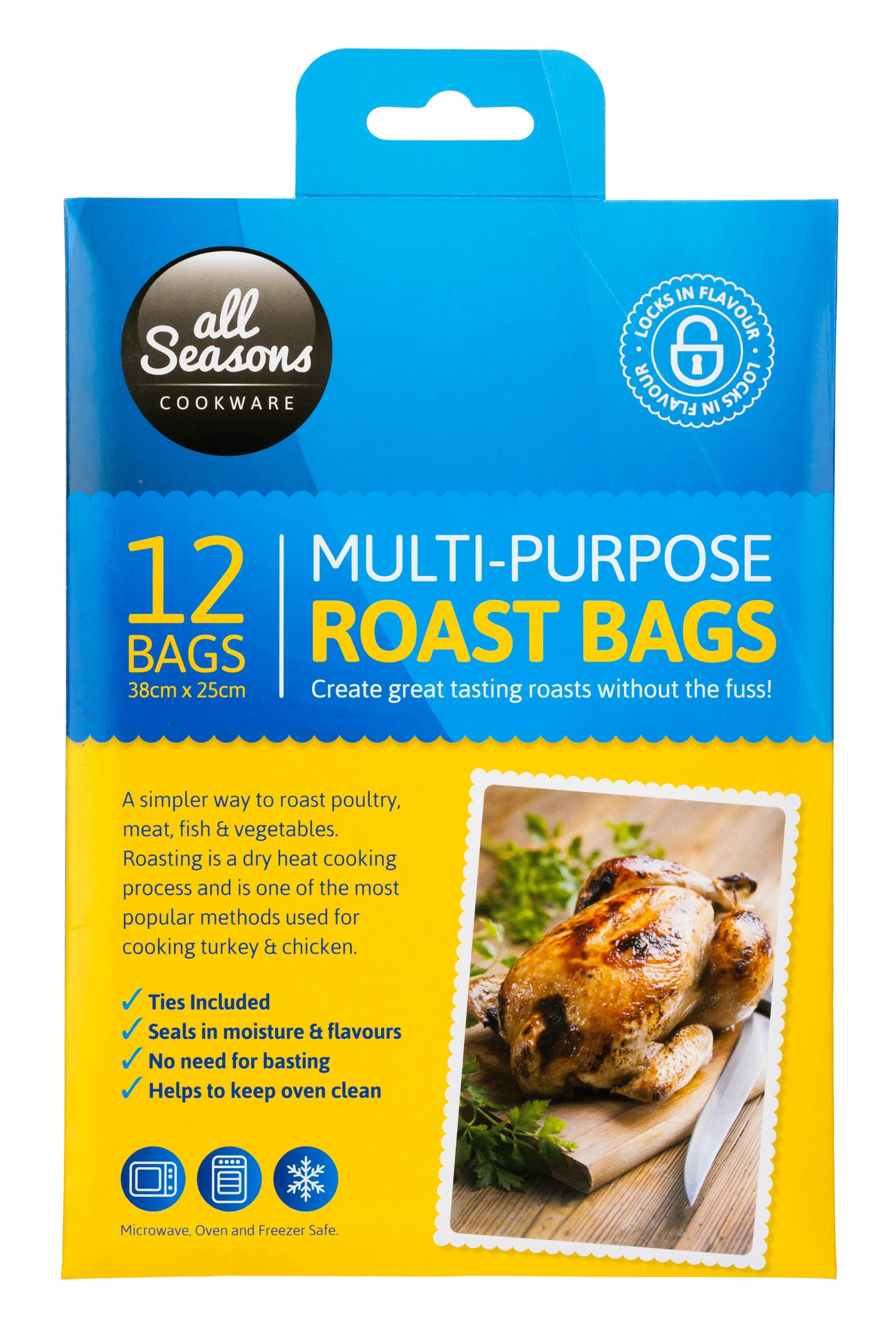 AS – 12pk Roasting Bags With Clips
