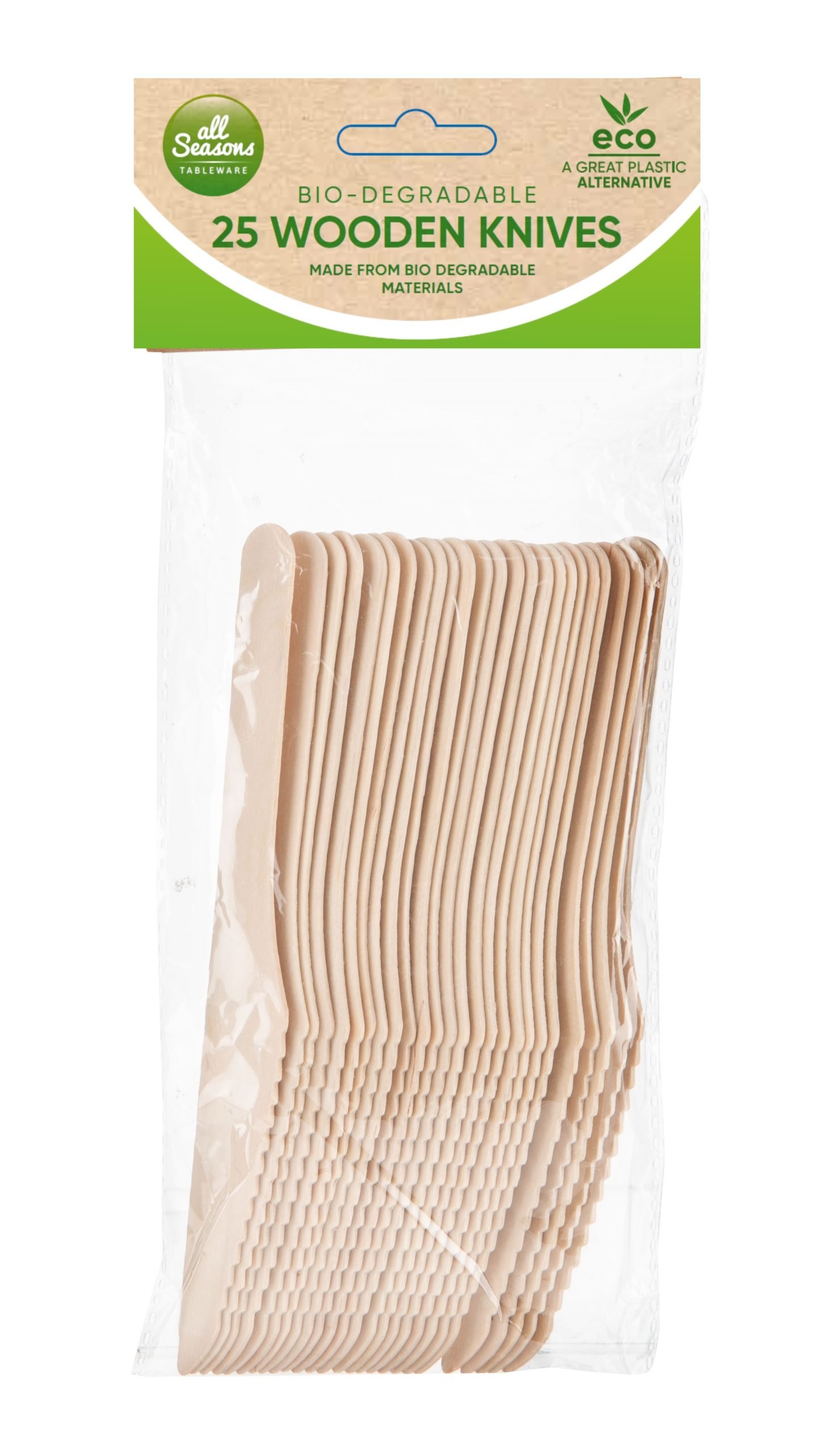 AS – 25pk Wooden Knives - Image 2