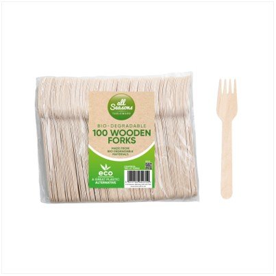 AS – 100pk Wooden Forks