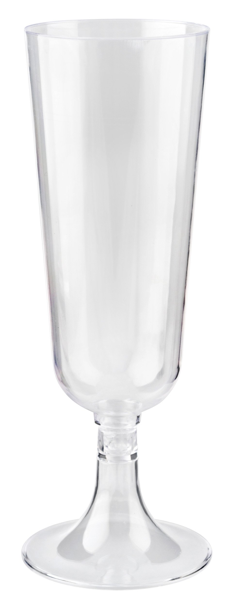 AS – 8pk Clear Plastic Champagne Glasses