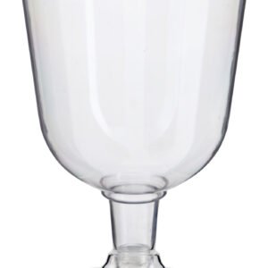 AS – 8pk Clear Glass Plastic Wine Glasses (115ml)