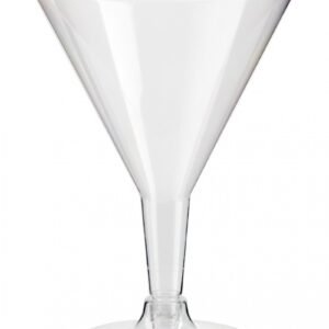 AS – 6pk Clear Plastic Martini Glasses (200ml)