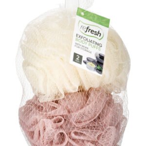 Refresh – 2pk Exfoliating Body Puffs