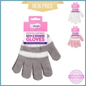 Refresh -Exfoliating Bath & Shower Gloves – 1 pair