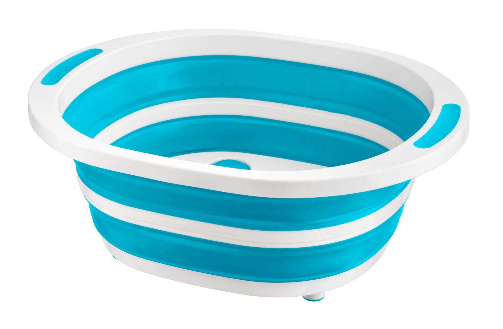 H+ Collapsible Washing up Bowl with Plugged Drain - Image 3