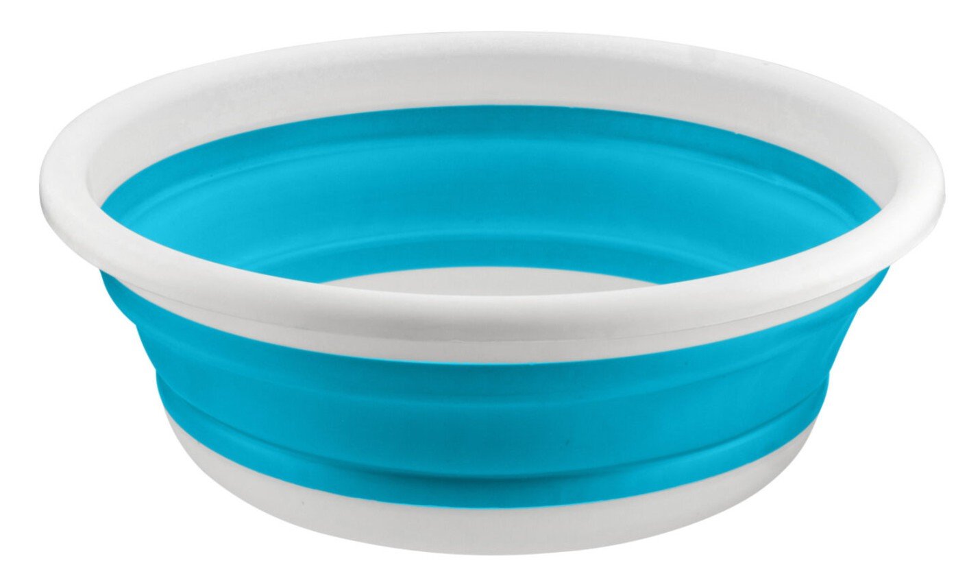H+ Collapsible Round Wash Basin 38cm – BLUE