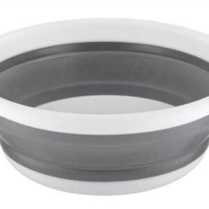 H+ Small Collapsible Round Wash Basin 32cm -GREY