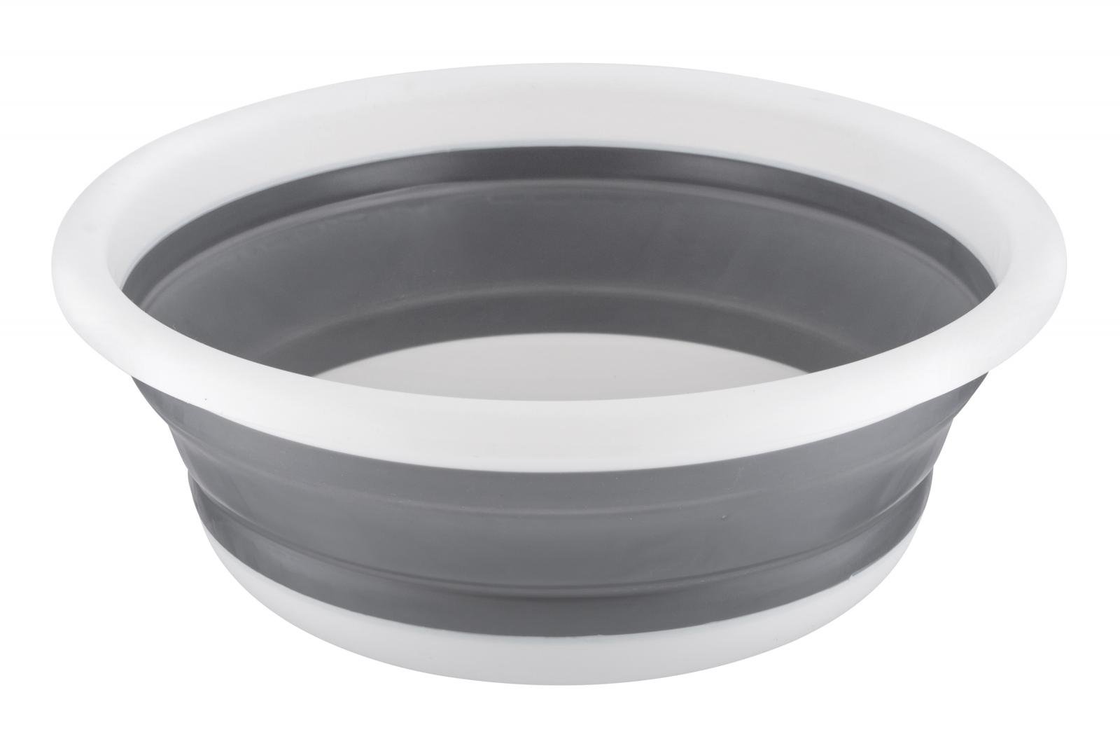 H+ Small Collapsible Round Wash Basin 32cm -GREY