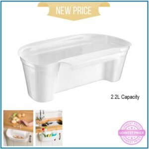 H+ Plastic White Handy Kitchen Caddy