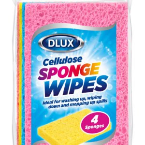 DL 4pk Cellulose Sponge Wipes – (Biodegradable)